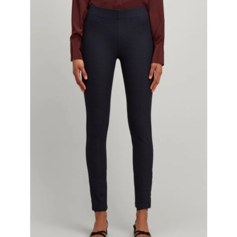 Joseph Gabardine Stretch Leggings Prince of Wales Check Size 40 US Large